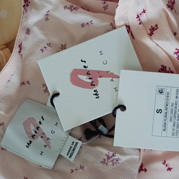 The Nines by Hatch Maternity Blouse Pink Floral Sleeveless Womens Size S - Picture 7 of 7